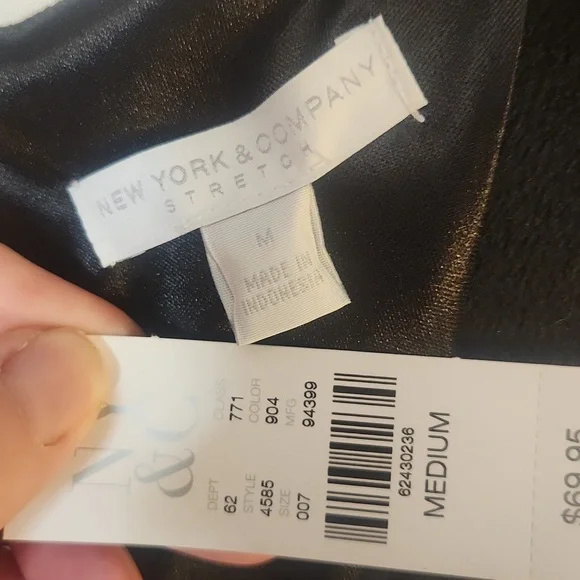 New York & Company Black and White Sleeveless Dress, M - Picture 8 of 13